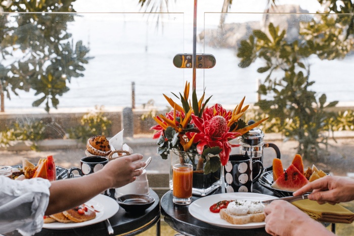 Honeymoon breakfast